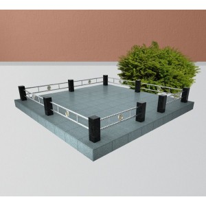 Ограда со вставками ГН9